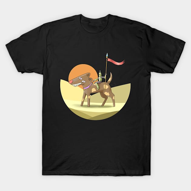 Mad Dog Rider T-Shirt by LavaDrop